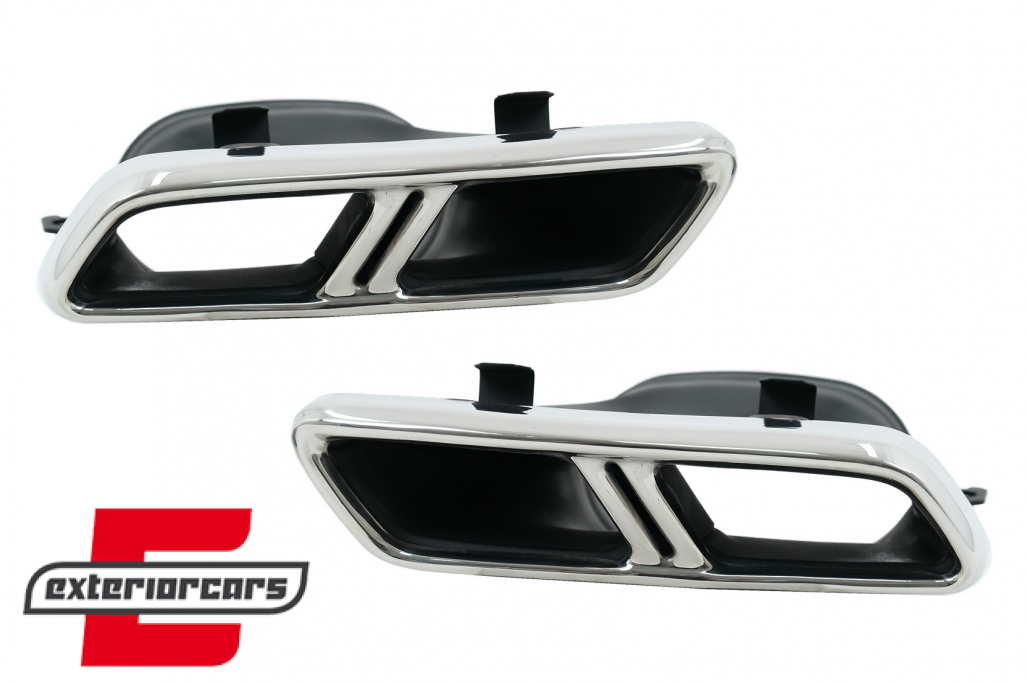 Nastavci auspuha AMG dizajn (chrome) / Mercedes C-klasa W205 S205 C205 A205 GLE C292 E-klasa W213 S-klasa W222 GLE W166 GLC W253 X253 C253 C217