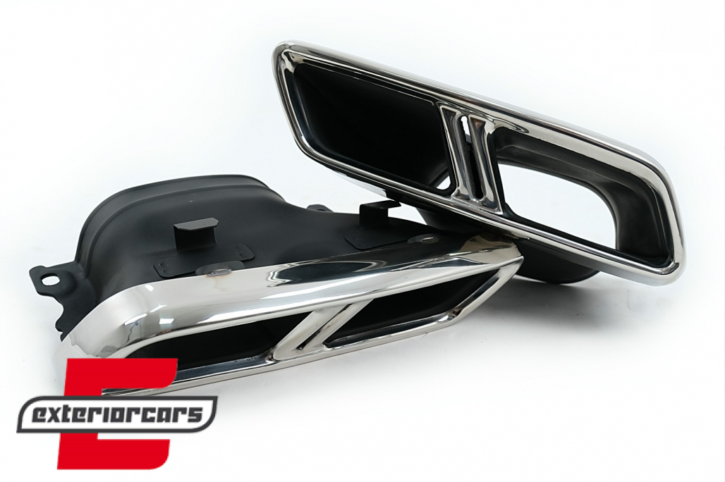 Nastavci auspuha AMG dizajn (chrome) / Mercedes C-klasa W205 S205 C205 A205 GLE C292 E-klasa W213 S-klasa W222 GLE W166 GLC W253 X253 C253 C217 - Slika 3