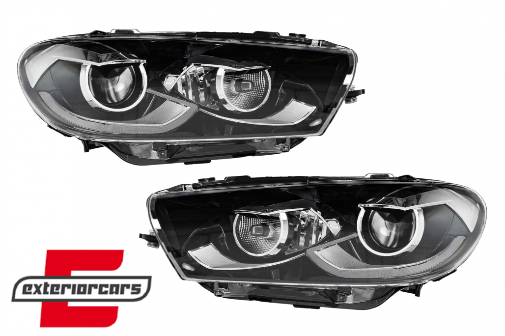 Full LED prednja svjetla SEQ žmigavci (crna) / VW Scirocco (2008-08.2014) - Slika 2