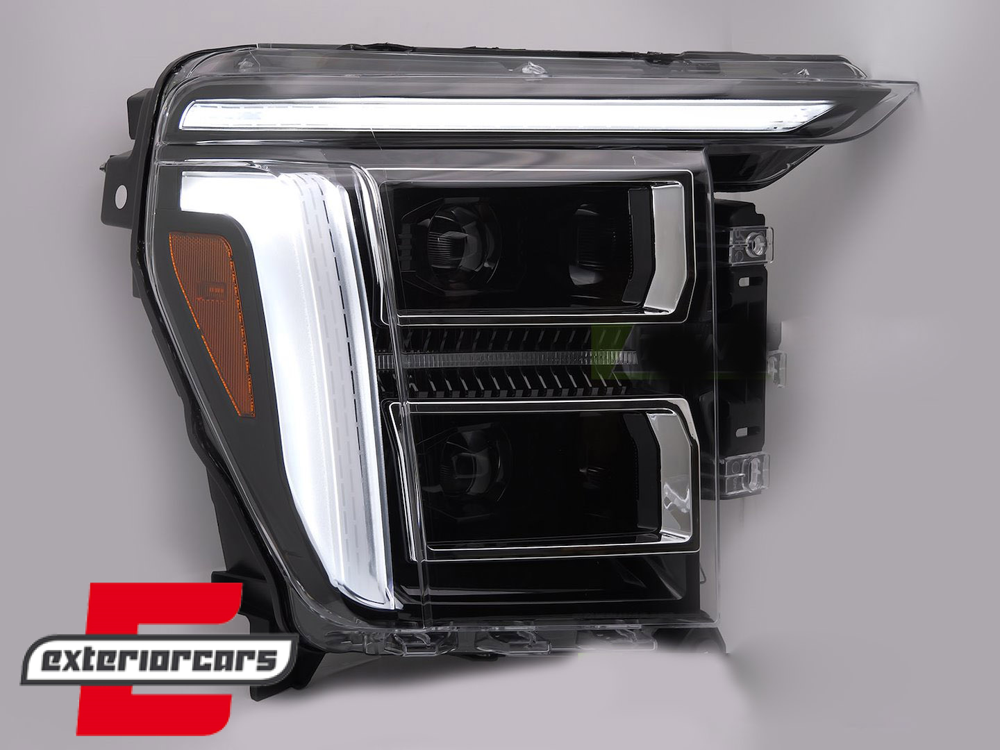 Full LED prednja svjetla LED DRL (crna) / FORD F150 Mk14 (2020-2023) - Slika 3