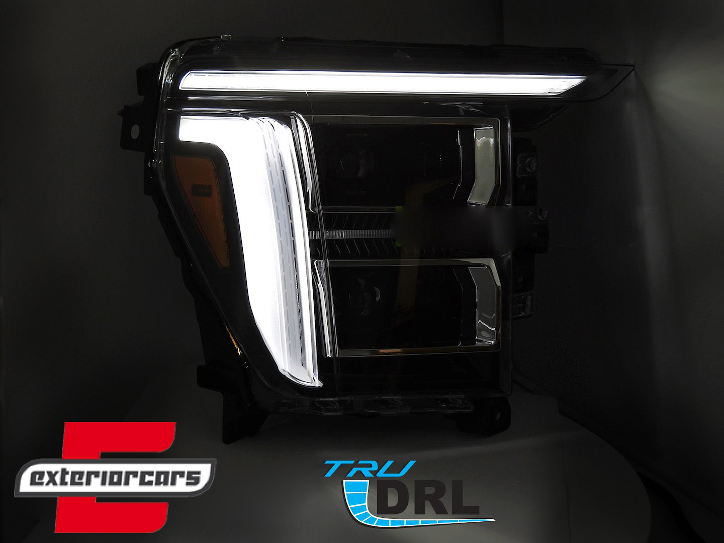 Full LED prednja svjetla LED DRL (crna) / FORD F150 Mk14 (2020-2023) - Slika 4