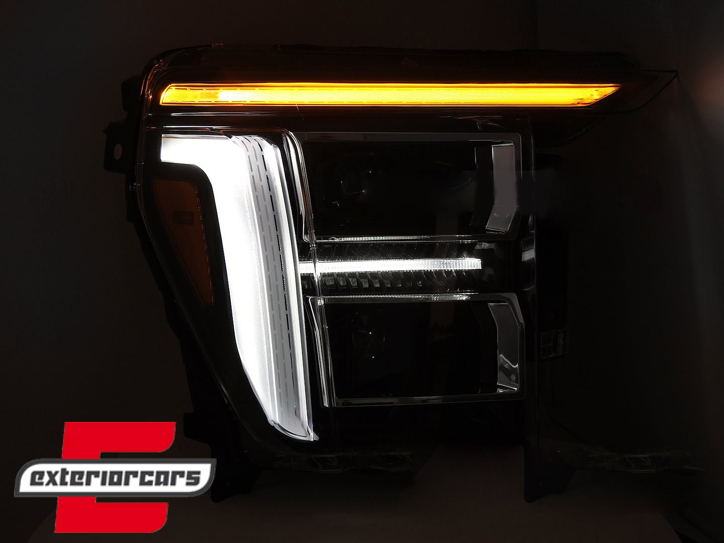 Full LED prednja svjetla LED DRL (crna) / FORD F150 Mk14 (2020-2023) - Slika 5