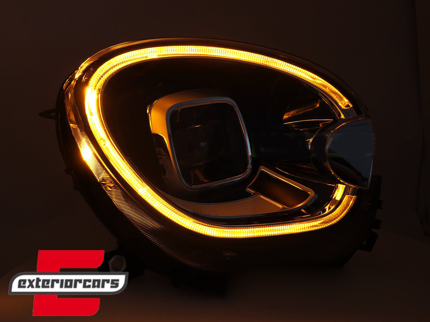 Full LED prednja svjetla LED DRL TubeLight dizajn (crna) / Mini Countryman R60 Paceman R61 (2010-2016) - Slika 5