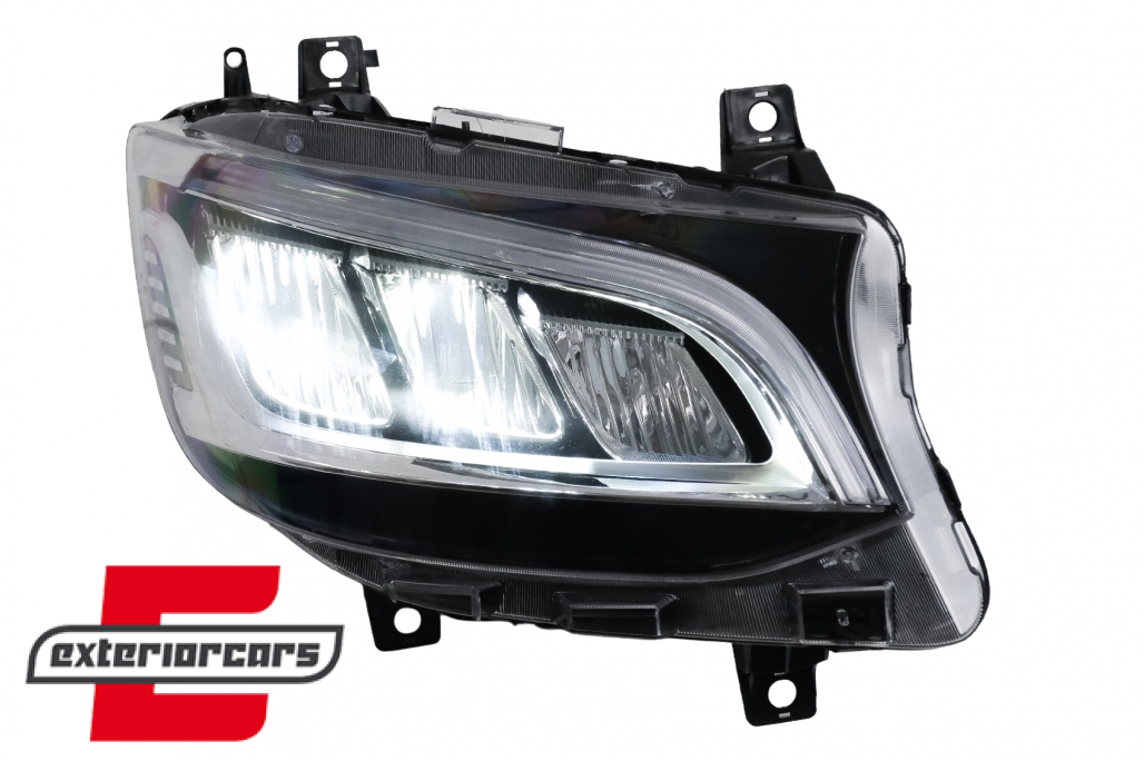 Full LED prednja svjetla (chrome) / Mercedes Sprinter W907 W910 (2019-2027) - Slika 12