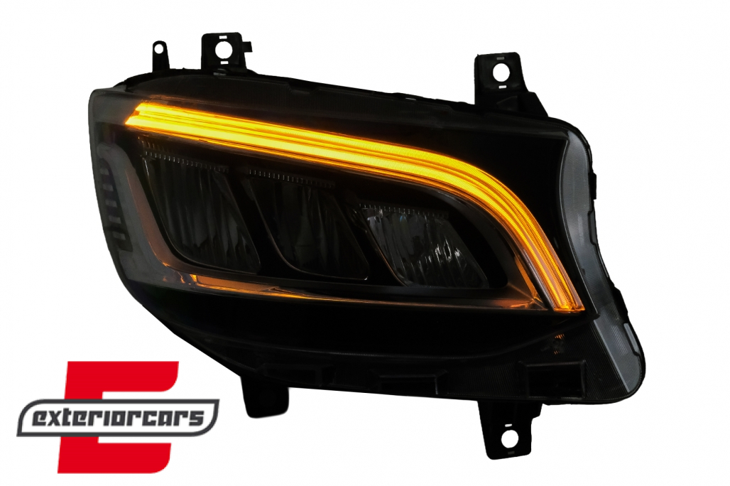 Full LED prednja svjetla (chrome) / Mercedes Sprinter W907 W910 (2019-2027) - Slika 15