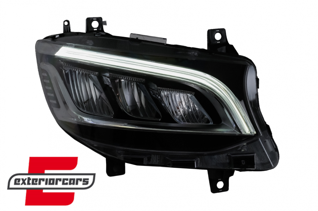 Full LED prednja svjetla (chrome) / Mercedes Sprinter W907 W910 (2019-2027) - Slika 18