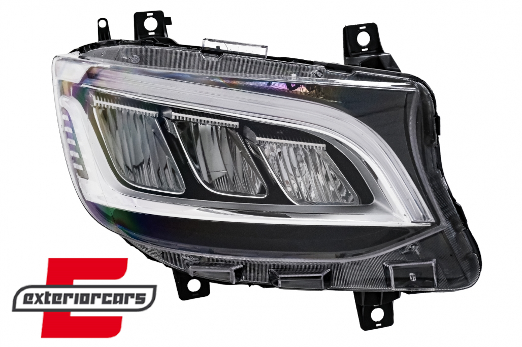 Full LED prednja svjetla (chrome) / Mercedes Sprinter W907 W910 (2019-2027) - Slika 3