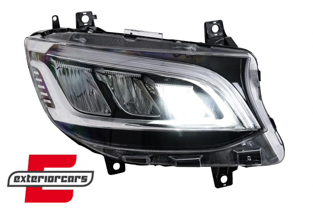 Full LED prednja svjetla (chrome) / Mercedes Sprinter W907 W910 (2019-2027) - Slika 8