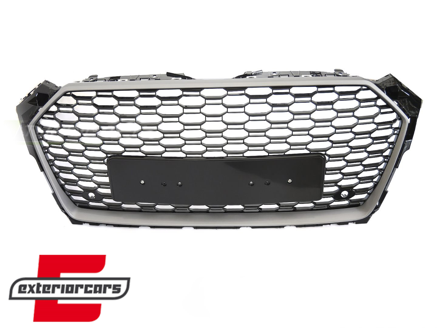 Prednja maska RS5 dizajn (srebrna/crna) / Audi A5 F5 (2017-2019) - Slika 2