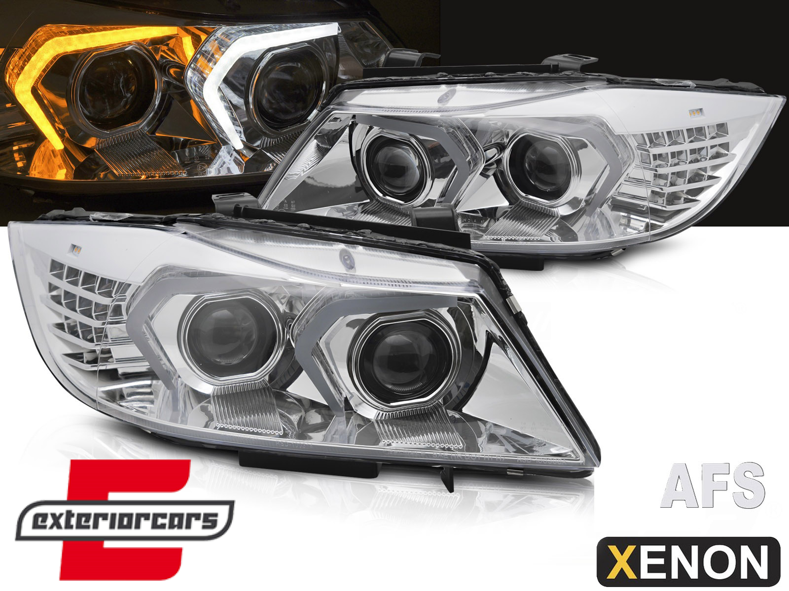 Prednja svjetla G20 LCI look Xenon (chrome) / BMW serije 3 E90 E91 LCI (2008-2011)