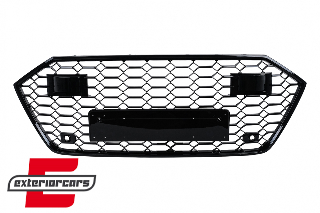 Prednja maska RS7 dizajn (piano crna) / Audi A7 C8 4K (2018-2022)