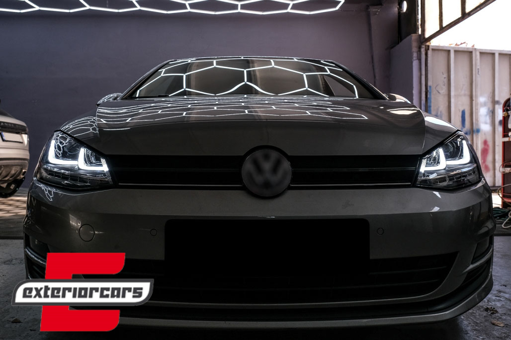 Prednja svjetla 3D LED DRL SEQ žmigavci R-line dizajn / VW Golf 7 VII (2012-2017) - Slika 24