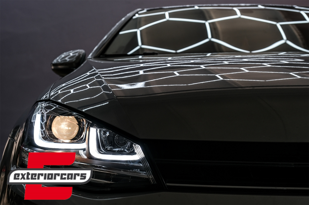 Prednja svjetla 3D LED DRL SEQ žmigavci R-line dizajn / VW Golf 7 VII (2012-2017) - Slika 26