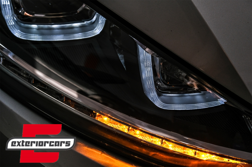Prednja svjetla 3D LED DRL SEQ žmigavci R-line dizajn / VW Golf 7 VII (2012-2017) - Slika 35