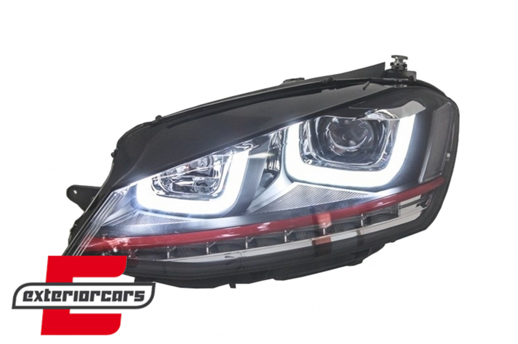 Prednja svjetla 3D LED DRL SEQ žmigavci GTI dizajn / VW Golf 7 VII (2012-2017) - Slika 10