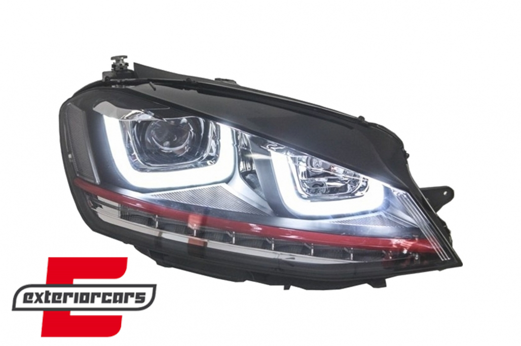 Prednja svjetla 3D LED DRL SEQ žmigavci GTI dizajn / VW Golf 7 VII (2012-2017) - Slika 9