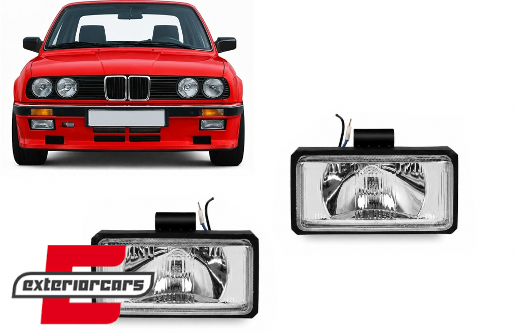 Svjetla za maglu (maglenke) (chrome) / BMW serije 3 E30 (1982-1990) limuzina cabrio