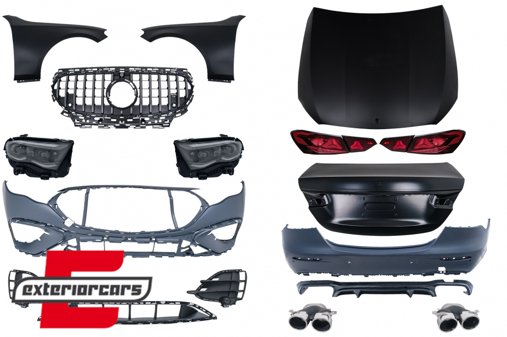 Bodykit za pretvorbu u W214 2024 dizajn / Mercedes E-klasa W213 (2016-2019)