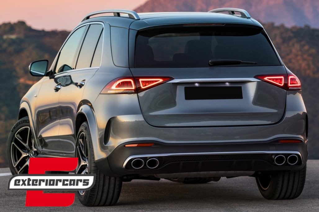 Nastavci auspuha AMG dizajn (chrome) / Mercedes GLE W167 GLE Coupe C167 AMG GT 4-vrata X290 - Slika 7