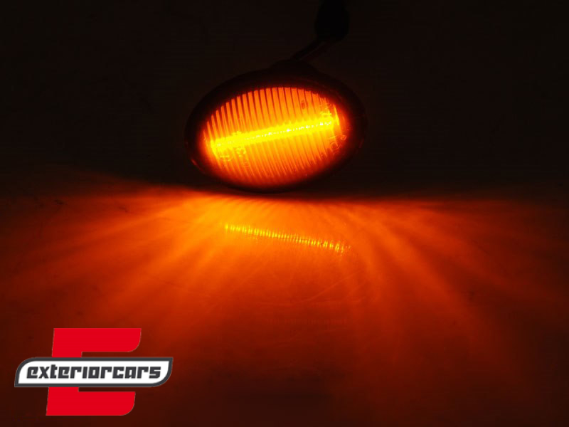 Bočni žmigavci LED (smoke) / Fiat 500 (2007-2015) Ford KA (2008-2016) Lancia Ypsilon (2003-2011) - Slika 2