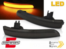 Žmigavci u retrovizoru LED SEQ (smoke) / Ford Kuga II (2013-2016) Escape III (2012-2016) Ecosport (2014-2017)
