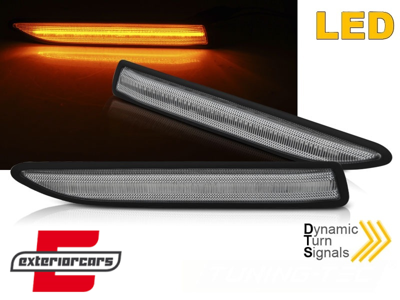 Bočni žmigavci LED SEQ (kristal) / Ford Mondeo Mk4 (2007-2014)