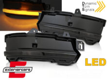 Bočni žmigavci LED SEQ (smoke) / Land Rover Discovery Sport (2014-2019) Range Rover Evoque I (2015-2018) Range Rover Velar (2017-)