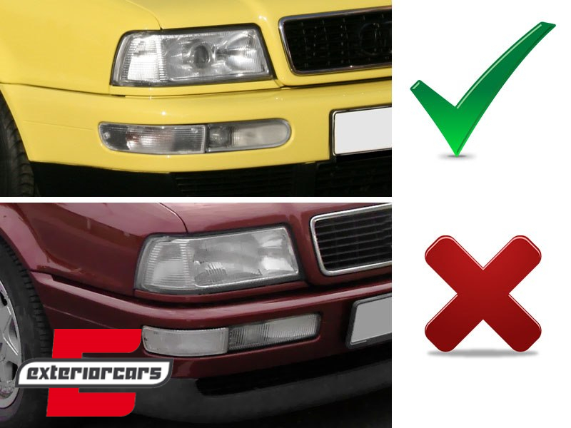 Prednji žmigavci (smoke) / Porsche 911 (1993-1998) Audi 80 B4 (1997-2002) RS2 Avant (1994-1996) - Slika 3