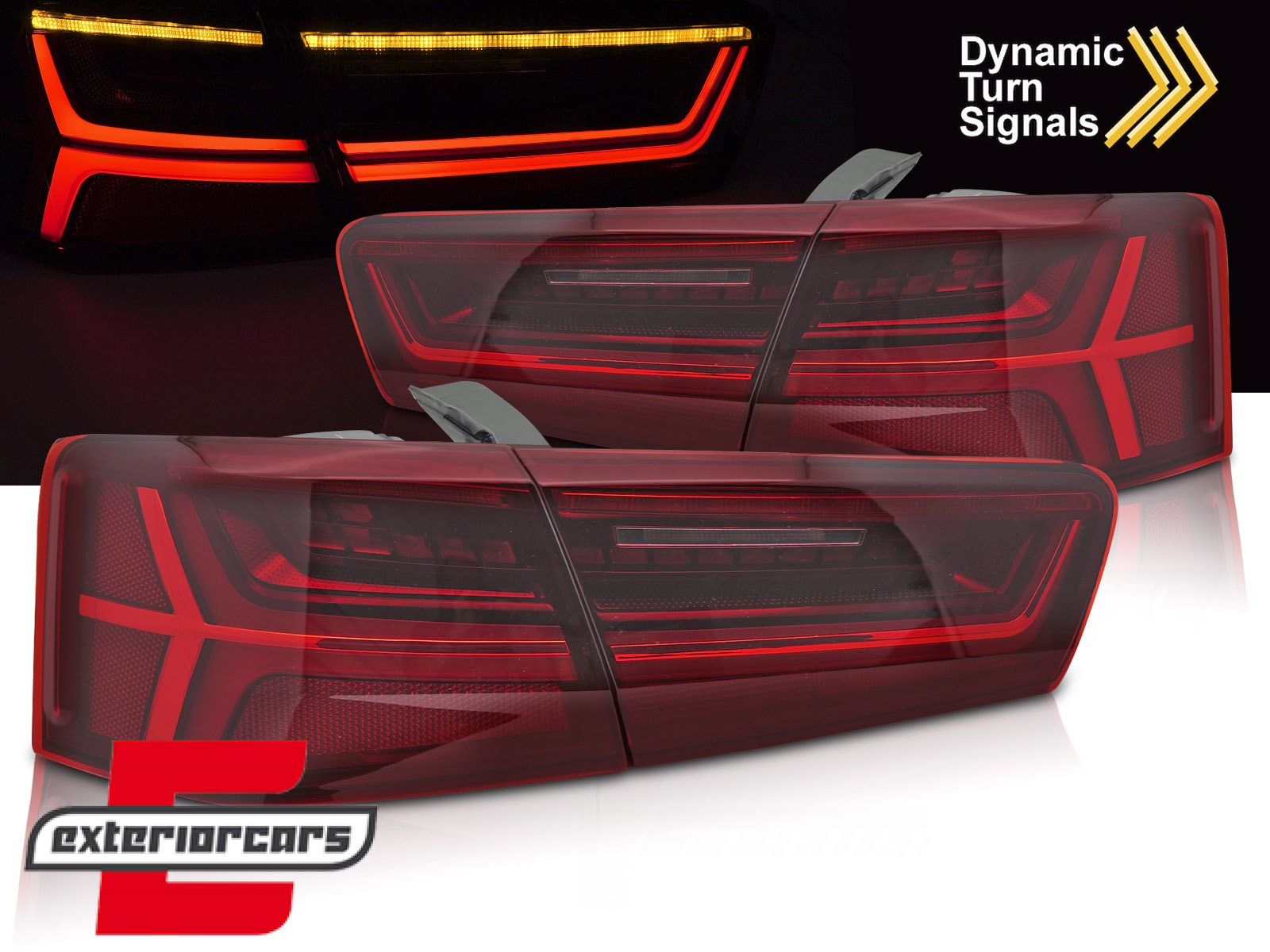 Full LED stražnja svjetla SEQ žmigavci Facelift dizajn / Audi A6 4G C7 limuzina (2011-2014)