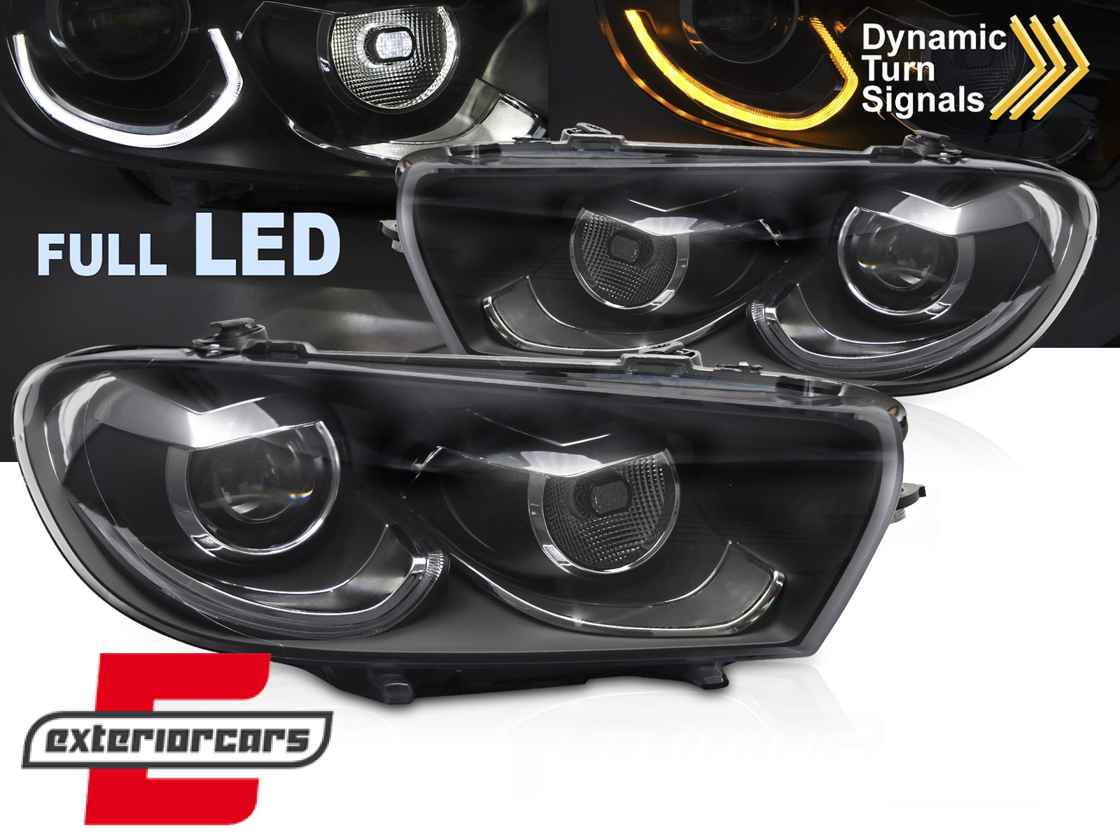 Full LED prednja svjetla SEQ žmigavci / VW Scirocco (2008-08.2014)
