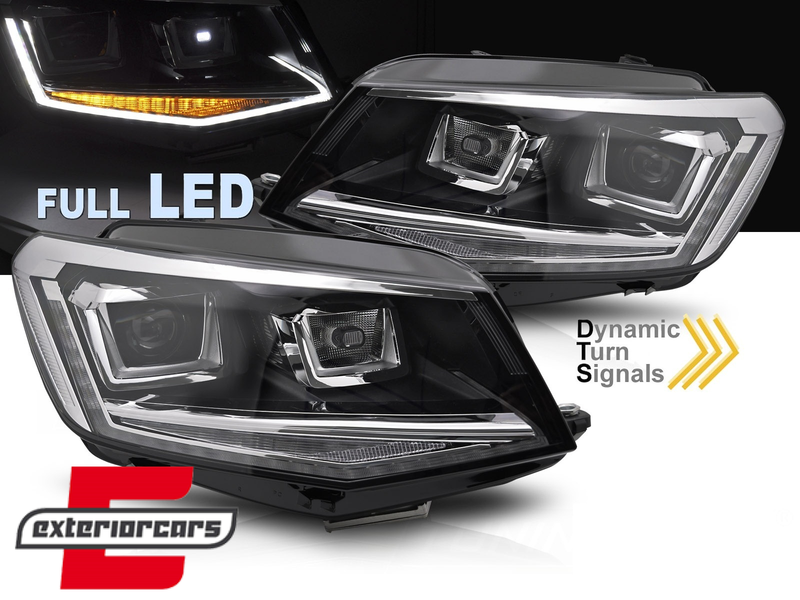 Full LED prednja svjetla SEQ žmigavci / VW Caddy IV (2015-2020)