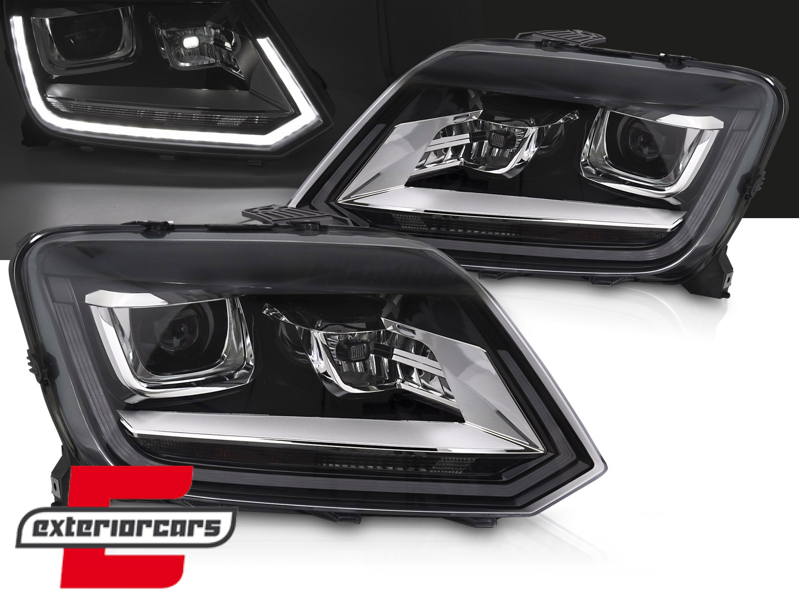 Prednja svjetla LED DRL Xenon look / VW Amarok (2010-2016)