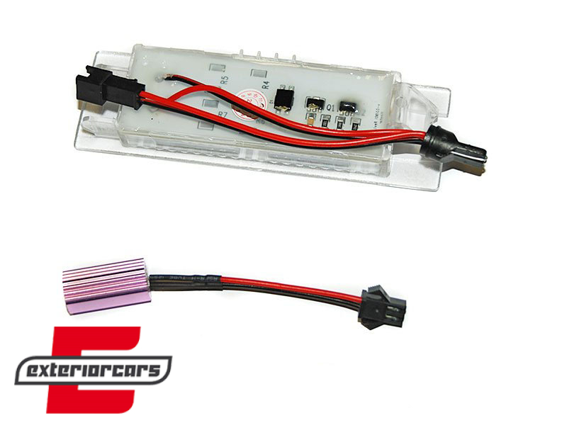 LED svjetla registarske pločice / Opel Corsa (2000-2011) Astra (2004-2012) Insignia (2008-2012) Meriva (2003-2010) Vectra (2002-2008) Zafira (2005-2014) Tigra TwinTop (2004-2010) - Slika 3