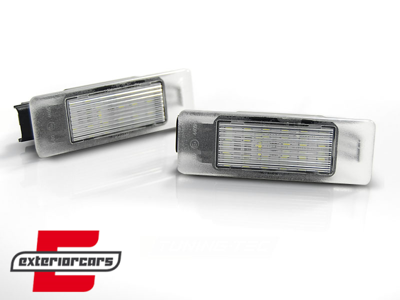 LED svjetla registarske pločice / PEUGEOT 1007 106 207 3008 307 308 4008 406 407 5008 508 CITROEN C2 C3 C4 C5 C6 DS3 - Slika 2