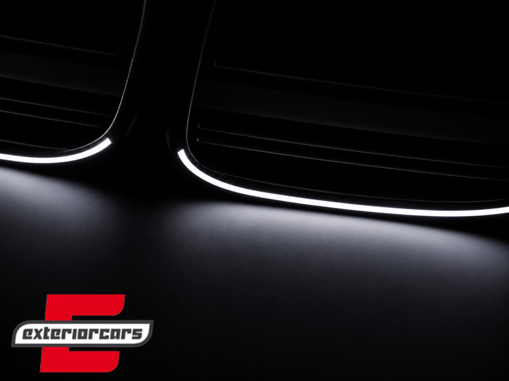 Prednja maska M4 dizajn + LED (piano crna) / BMW serije 4 G22 G23 (2020-2027) - Slika 13