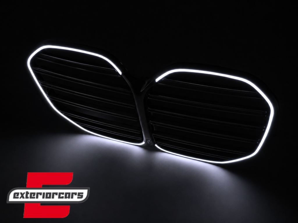 Prednja maska M4 dizajn + LED (piano crna) / BMW serije 4 G22 G23 (2020-2027) - Slika 14