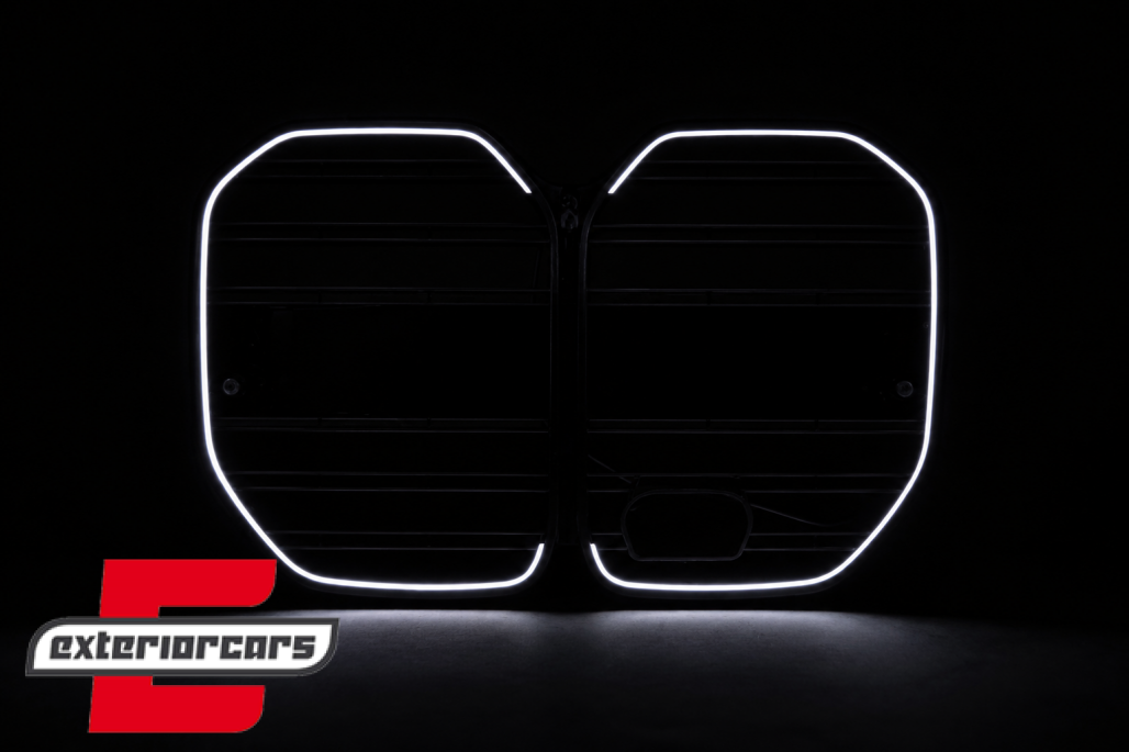 Prednja maska M4 dizajn + LED (piano crna) / BMW serije 4 G26 Gran Coupe (2021-2026) - Slika 11