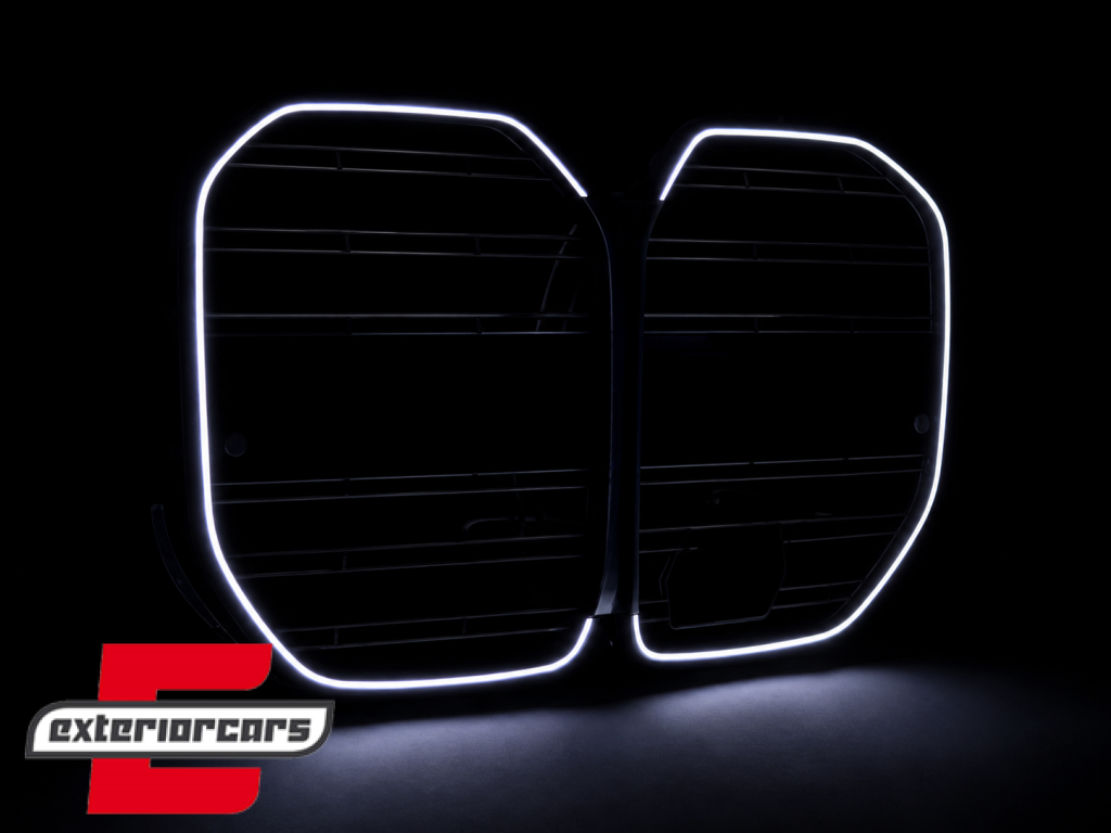 Prednja maska M4 dizajn + LED (piano crna) / BMW serije 4 G26 Gran Coupe (2021-2026) - Slika 12