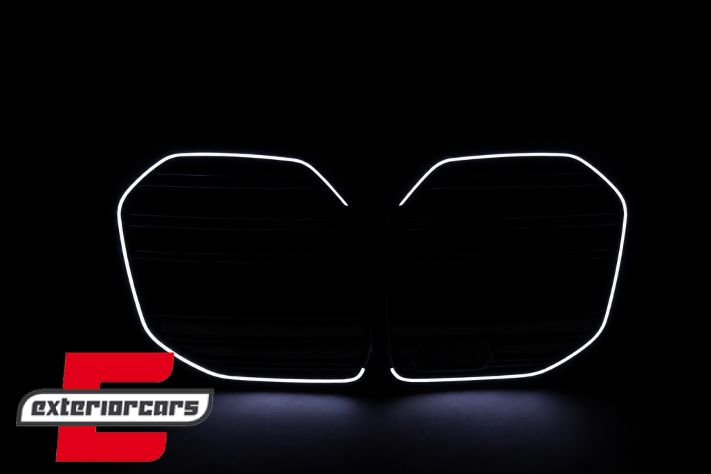 Prednja maska M4 dizajn + LED (piano crna) / BMW serije 4 G26 Gran Coupe (2021-2026) - Slika 13