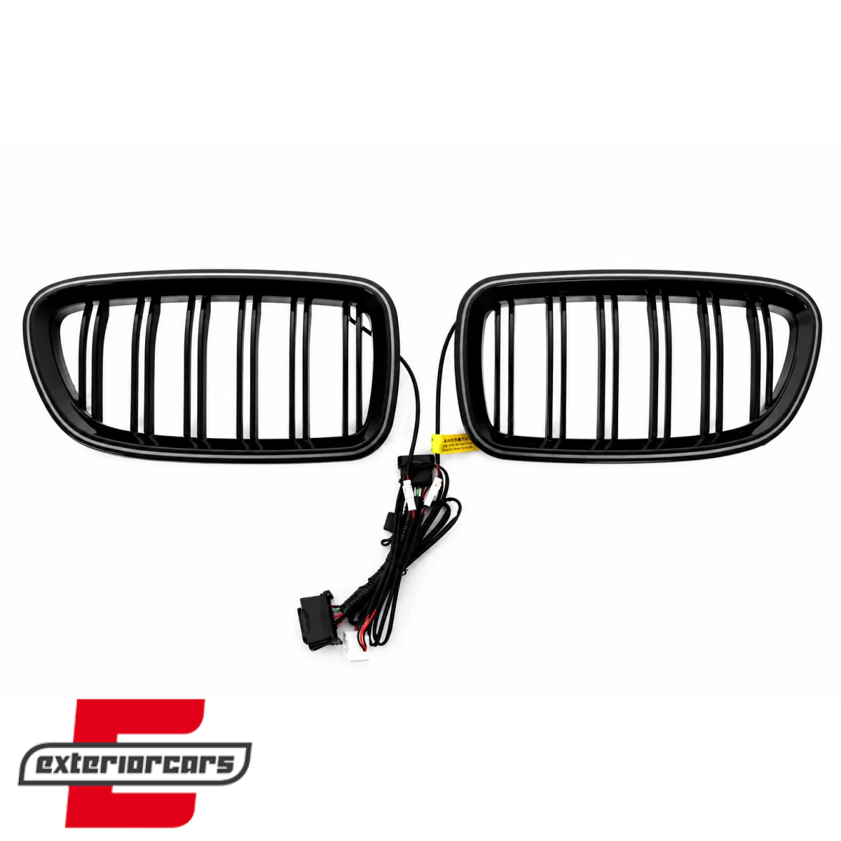 Prednja maska M5 look + LED (piano crna) / BMW serije 5 F10 F11 (2010-2017)