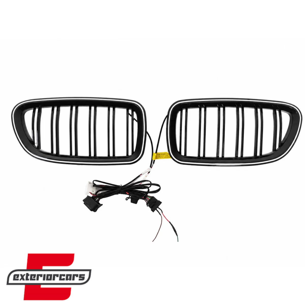 Prednja maska M5 look + LED (piano crna) / BMW serije 5 F10 F11 (2010-2017) - Slika 2