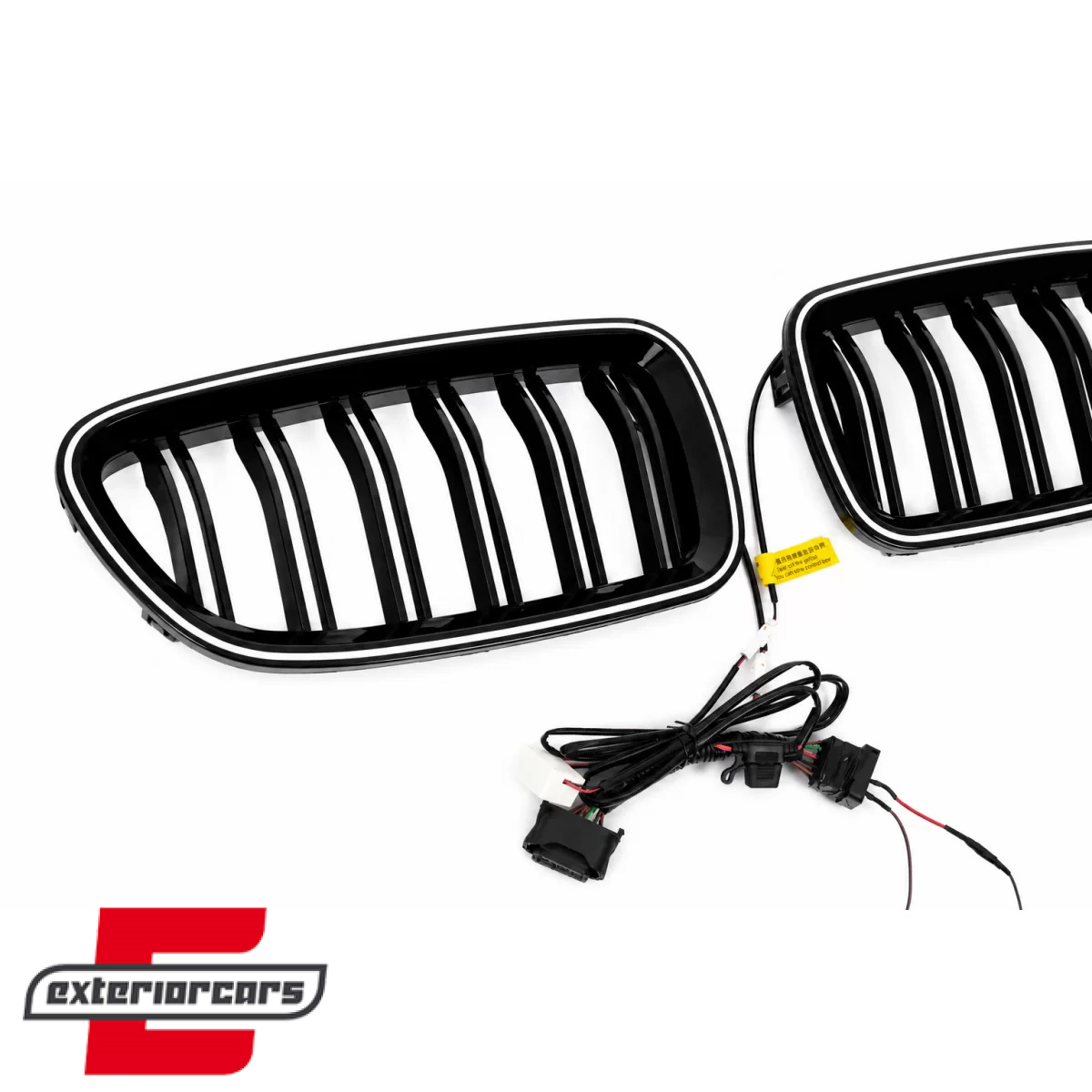 Prednja maska M5 look + LED (piano crna) / BMW serije 5 F10 F11 (2010-2017) - Slika 3