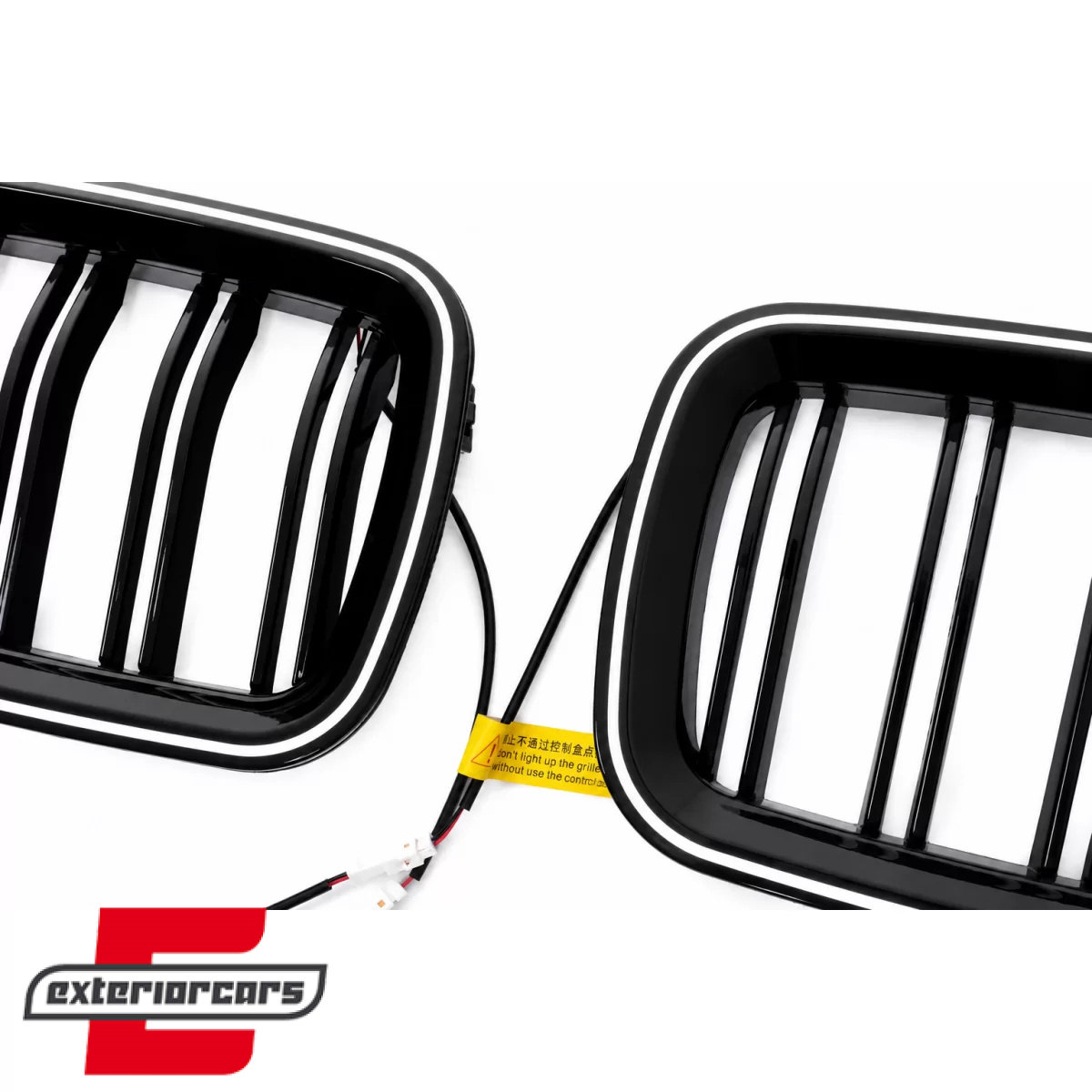 Prednja maska M5 look + LED (piano crna) / BMW serije 5 F10 F11 (2010-2017) - Slika 4
