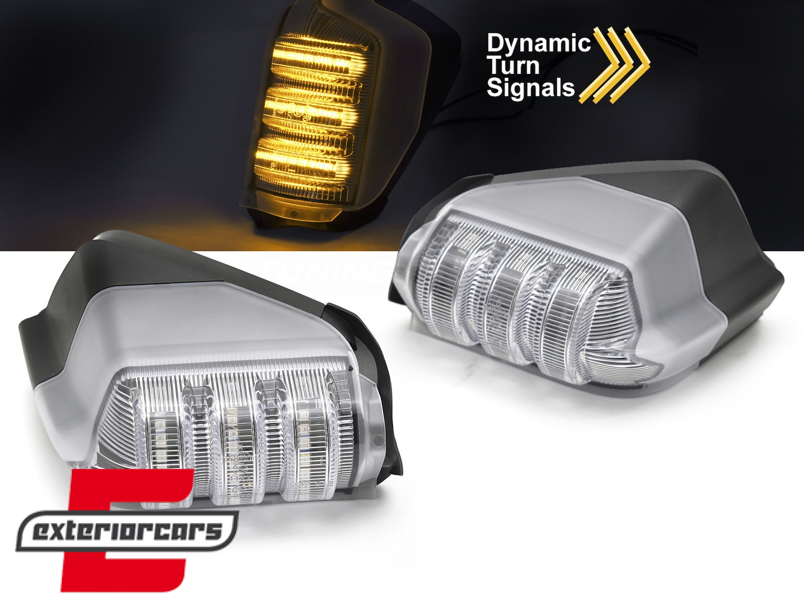 Žmigavci u retrovizoru LED SEQ (bijela) / Mercedes Sprinter (2006-2018) VW Crafter (2006-2016)