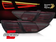 Full LED stražnja svjetla SEQ žmigavci (crvena/smoke) / Seat Leon 5F Hatchback (2012-2020)