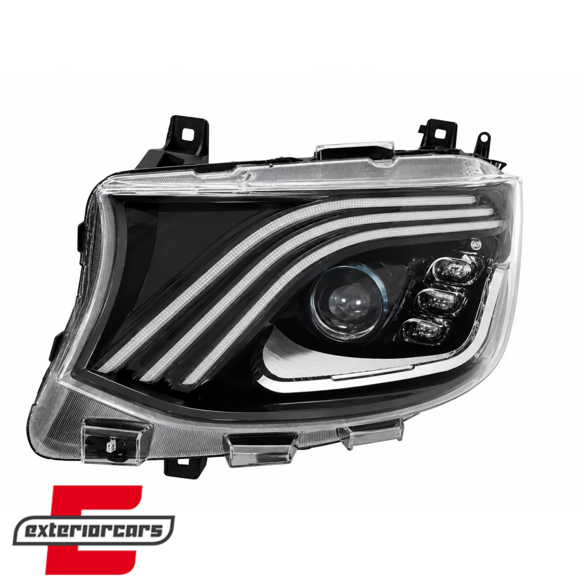 Full LED prednji farovi (crna) / Mercedes Sprinter W907 W910 (2019-2023) - Slika 3