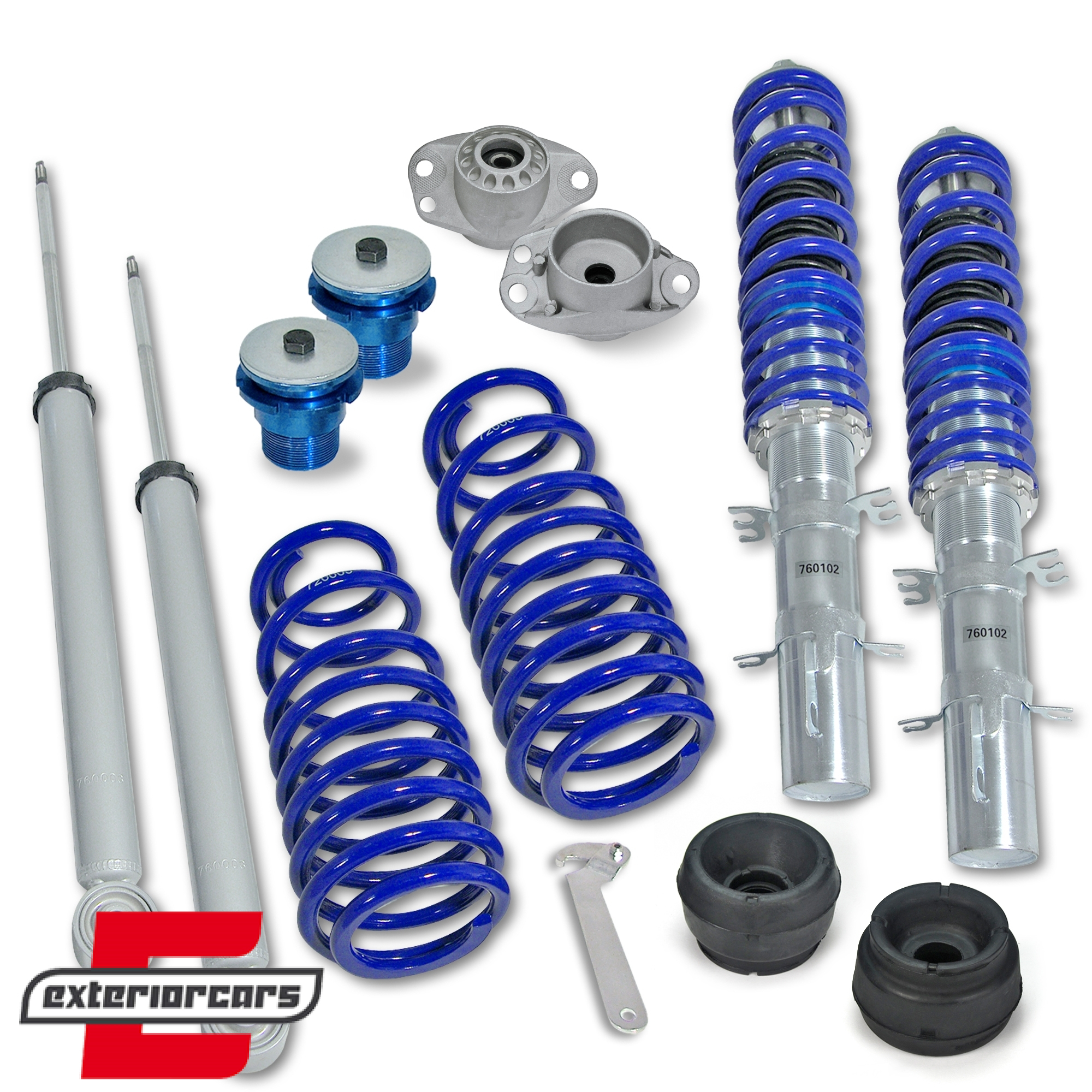 Gewinde JOM BlueLine s nosačima amortizera / VW Golf 4 + VW Bora (1997-2006) - Slika 2