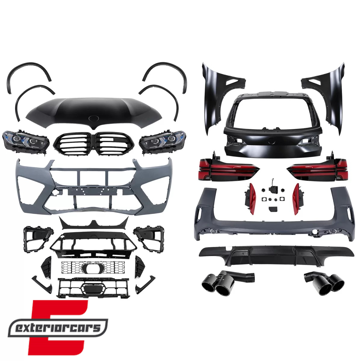 Bodykit za pretvorbu u G05 LCI dizajn / BMW X5 F15 (2013-2018)