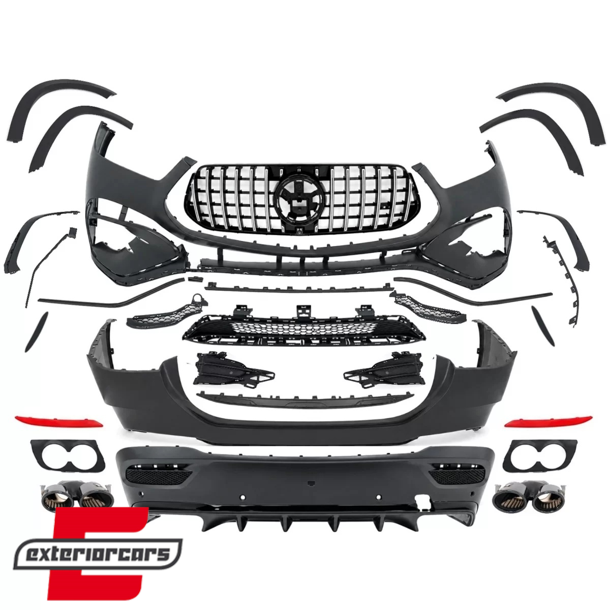 Bodykit GLE53 AMG dizajn / Mercedes GLE SUV Coupe C167 (2019-06.2023)