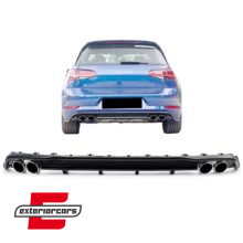 Difuzor zraka & nastavci auspuha R dizajn / VW Golf 7.5 (2017-2019)